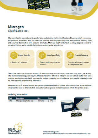 Microgen Staph Latex test