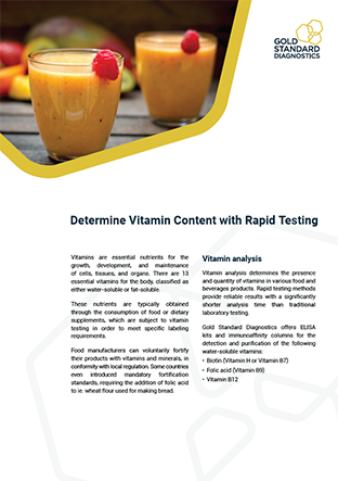 Determine Vitamin Content with Rapid Testing