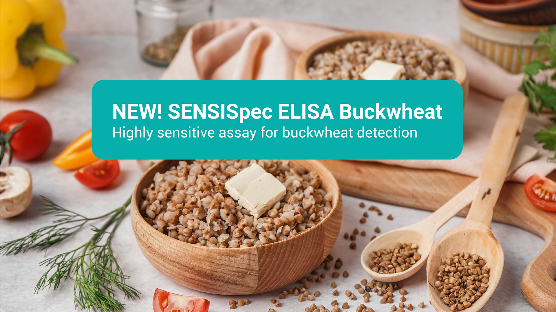 Launch of SENSISpec ELISA Buckwheat - Sensitive and qualitative detection of buckwheat residues in food samples